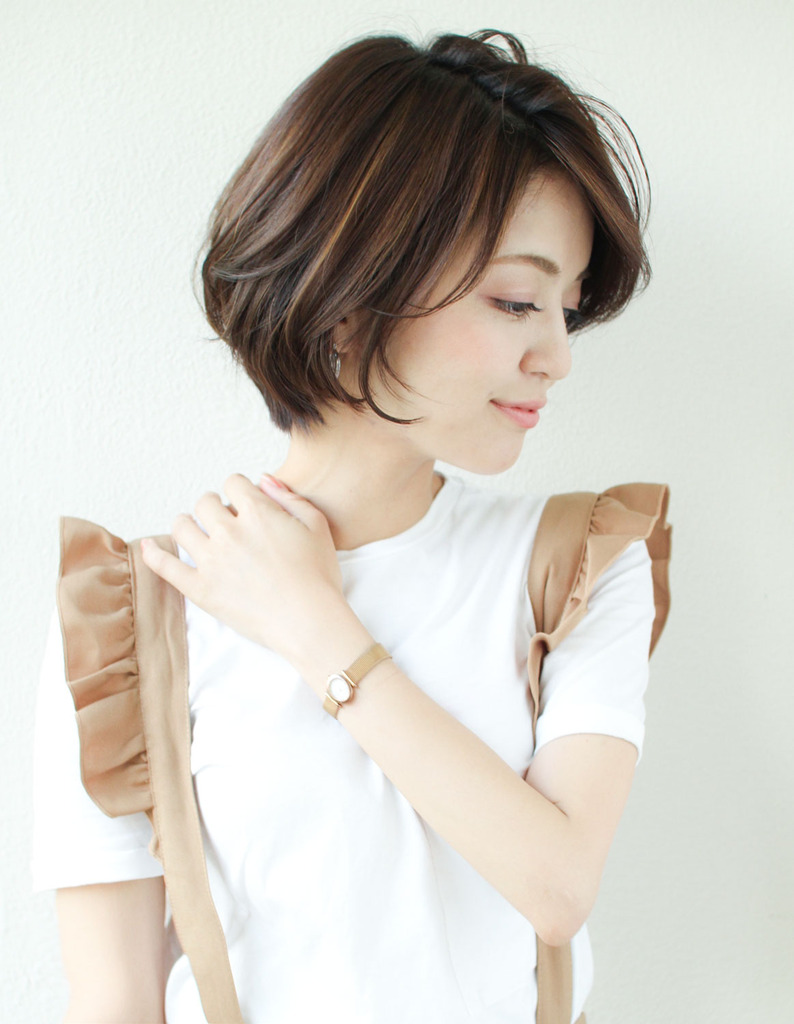 髪型 ショート ひし形