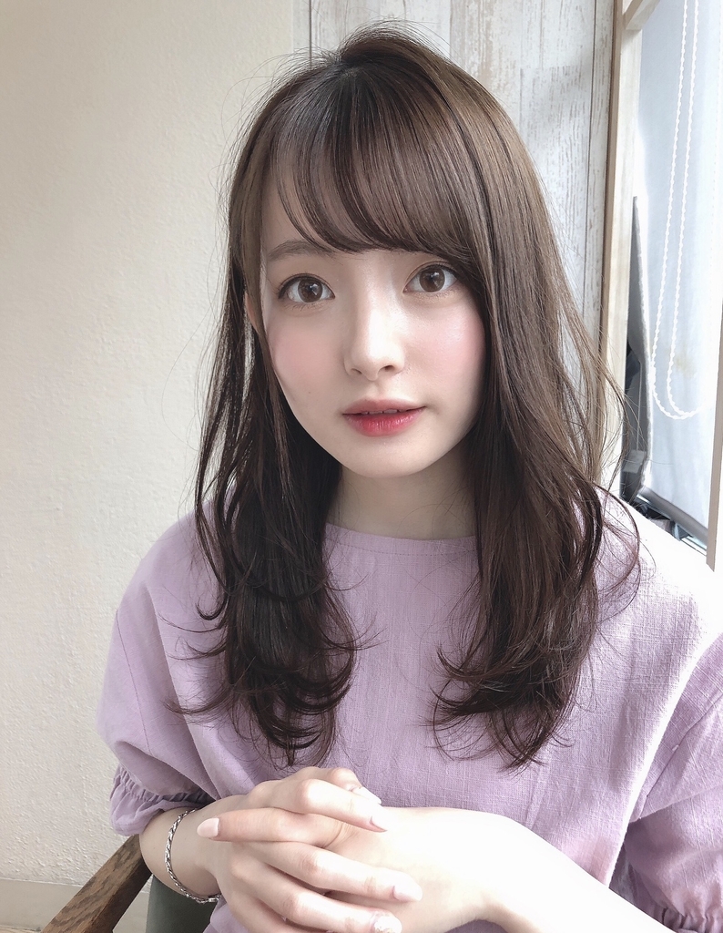 前髪パーマ小顔カットベージュカラー Sy 453 ヘアカタログ 髪型 ヘアスタイル Afloat アフロート 表参道 銀座 名古屋の美容室 美容院