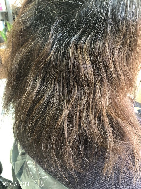 酸性縮毛矯正 ストレートパーマ ビフォーアフター ヘアスタイル 銀座美容室カロン銀座 Calon ヘアカラーサロン