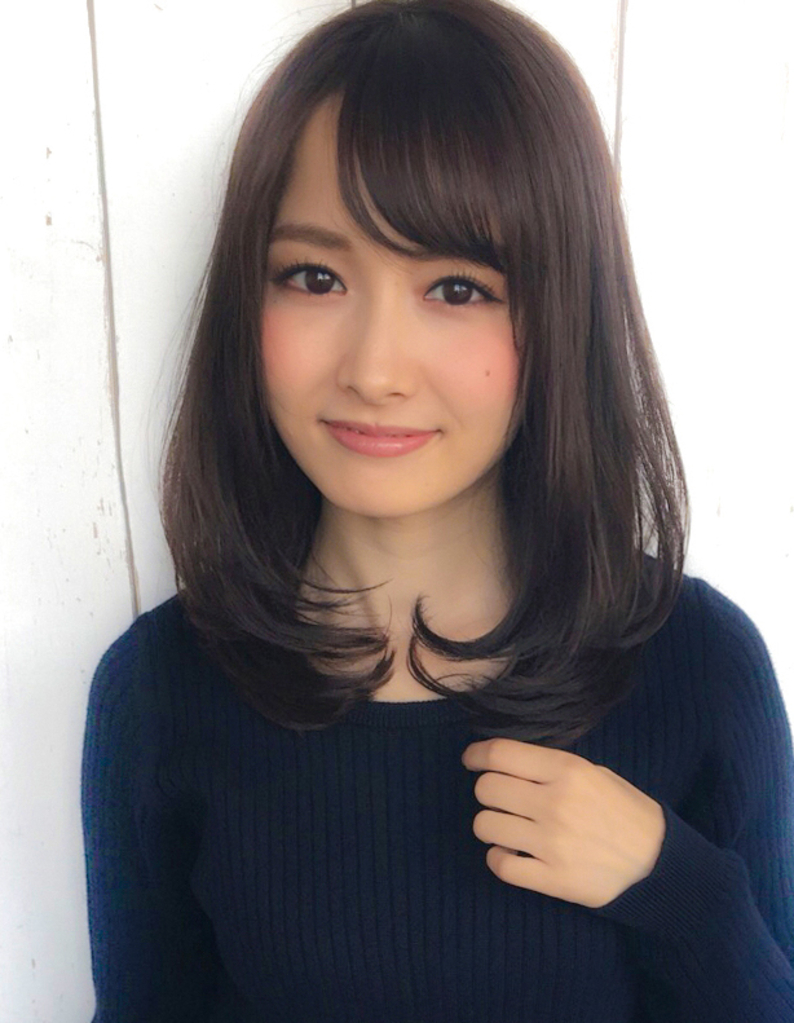 女っぽヘア高支持率とろみロブワンカールak 245 ヘアカタログ