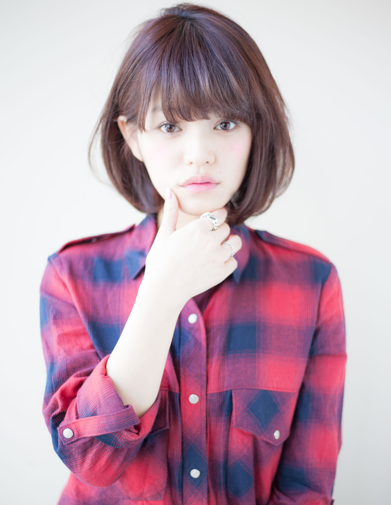 ふんわりワンサイド耳かけボブ Yk 255 ヘアカタログ 髪型 ヘアスタイル Afloat アフロート 表参道 銀座 名古屋の美容室 美容院