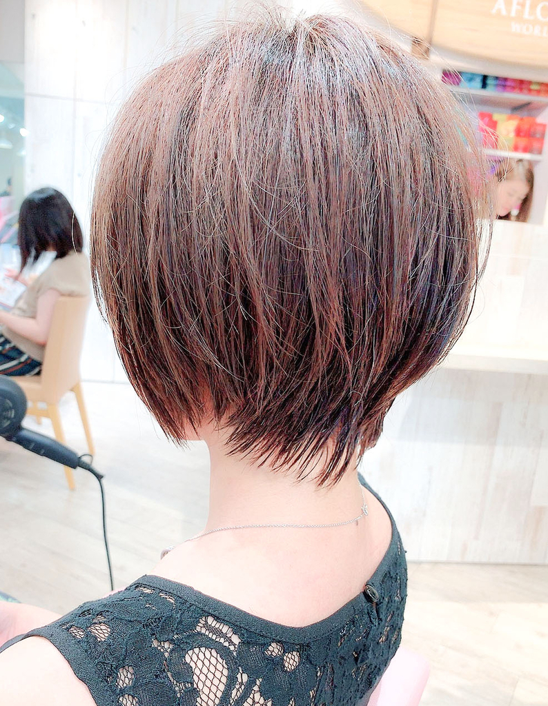 扱いやすさ 束感収まり良いショートjボブ Yk 422 ヘアカタログ 髪型 ヘアスタイル Afloat アフロート 表参道 銀座 名古屋の美容室 美容院