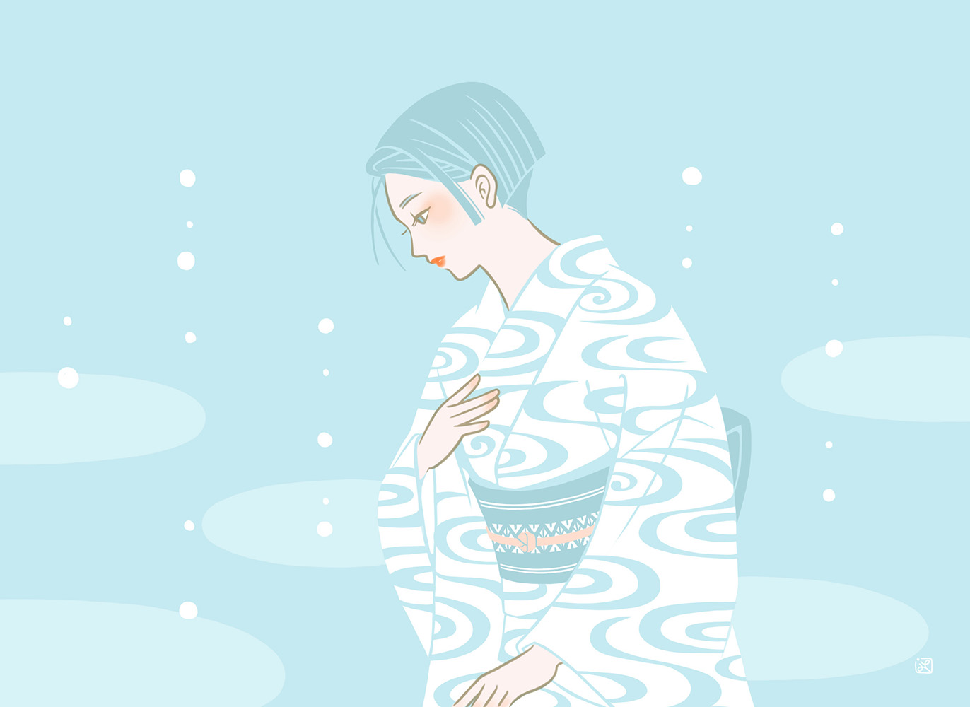 恋する日本の伝統色 第4回「甕覗」かめのぞき