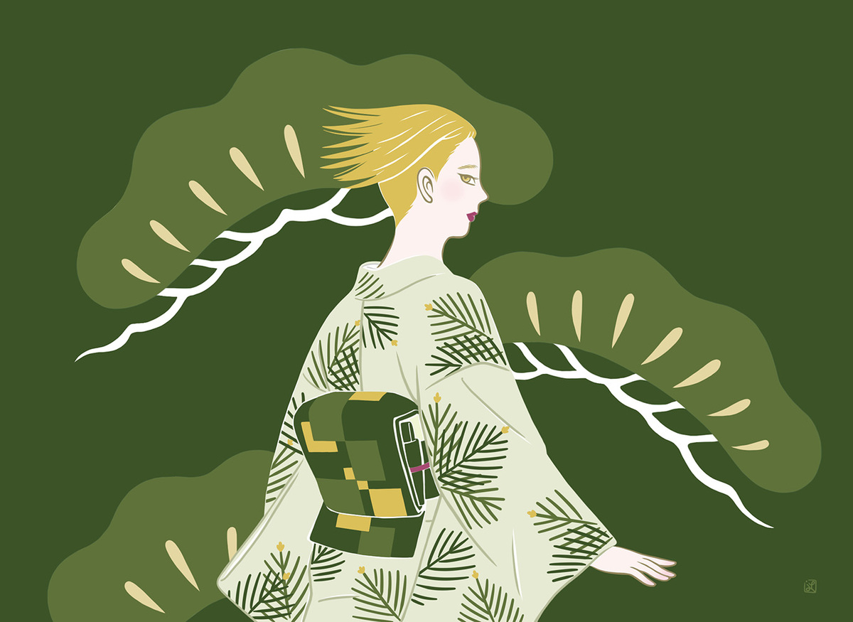 恋する日本の伝統色 第2回 「千歳緑」（せんざいみどり）