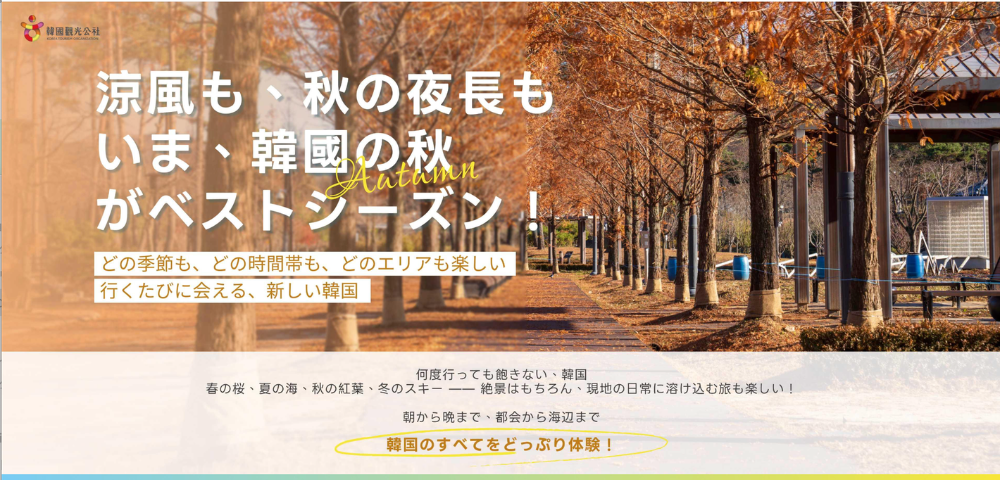 【KKday】韓国秋旅クーポン｜対象ツアー最大15%OFF