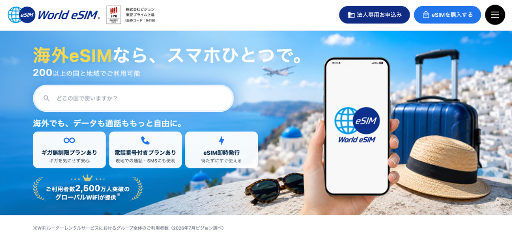 【World eSIM】10%OFFのクーポン情報