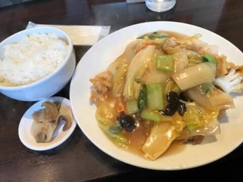 華祥_あんかけ焼きそば_出町柳ランチ_中華