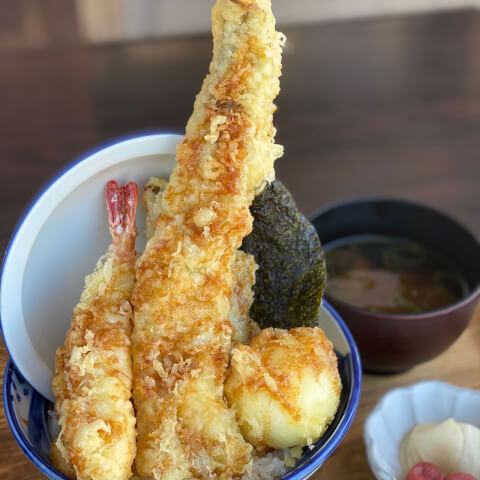 あなご天丼