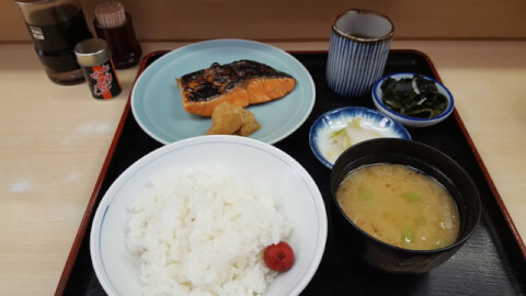 築地 ランチ 和食 魚竹 銀鮭定食