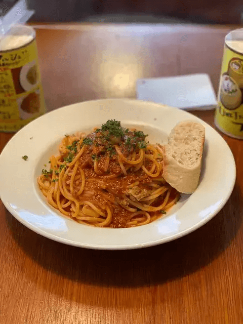 オステリア・ウネット_茅場町_ランチ_モツアラビアータ