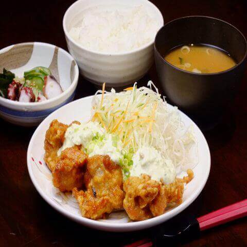やまねこ亭_チキン南蛮定食_中野ランチ