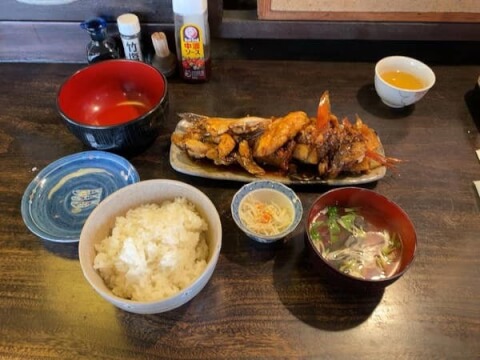 あぶさん_あら煮定食_平塚ランチ_定食