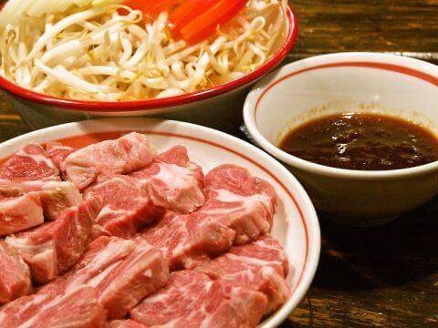 赤丸ヂンギス_ジンギスカンセット_東京ジンギスカン