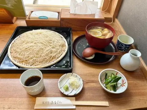あなざわ_鴨汁蕎麦きり膳_郡山ランチ