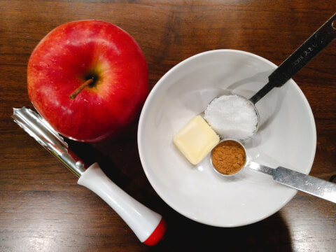 焼きリンゴ_材料