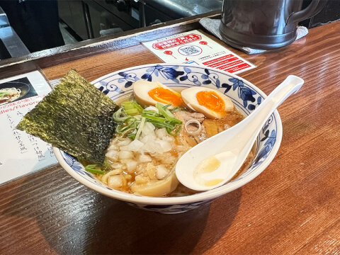 焼きあご中華そば_東陽町 らぁ麺 ばらや_ラーメン_東陽町