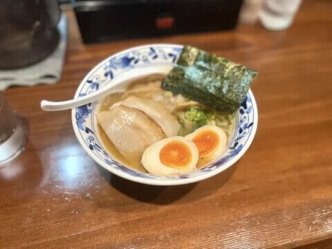 濃厚鶏白湯そば 味玉入り_東陽町 らぁ麺 ばらや_ラーメン_東陽町