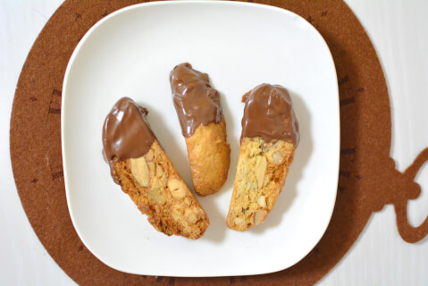 チョコがけビスコッティ