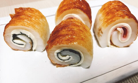 チーズ・ちくわロール　お弁当おかず