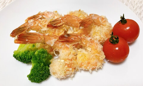 揚げないエビフライ　お弁当おかず