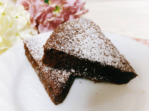 バレンタイン 手作り ガトーショコラ