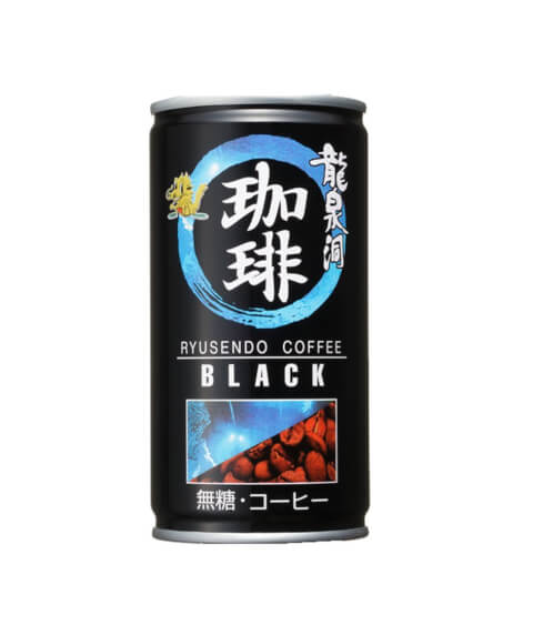 龍泉洞 珈琲 ブラック 無糖 190g×30本