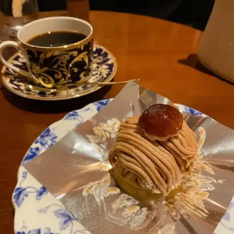 coffee bar Blue Mountain_モンブラン_コーヒー_横浜カフェ