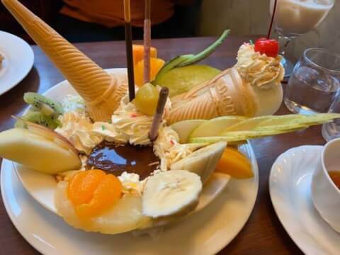 新宿 珈琲西武 東京 純喫茶 おすすめ メニュー プリンアラモード
