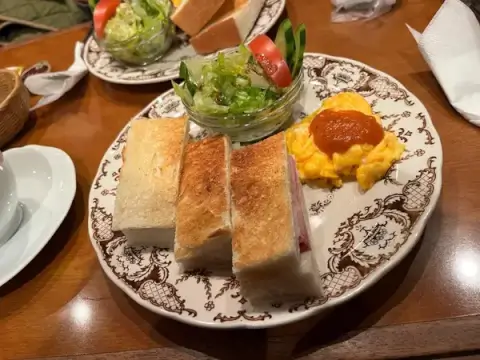 コーヒーショップヤマモト_モーニングセット_京都喫茶店