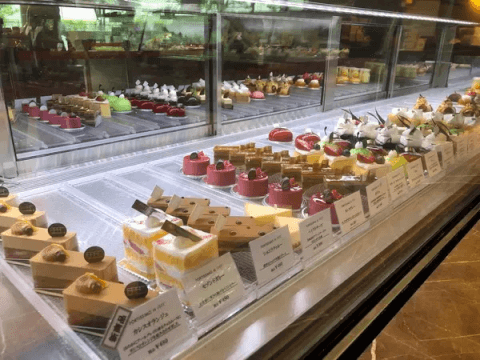フォルテシモアッシュのショーケース_名古屋スイーツ
