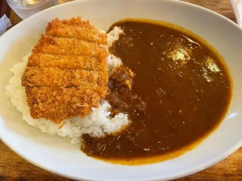 喫茶チロル_カツカレー_京都喫茶店