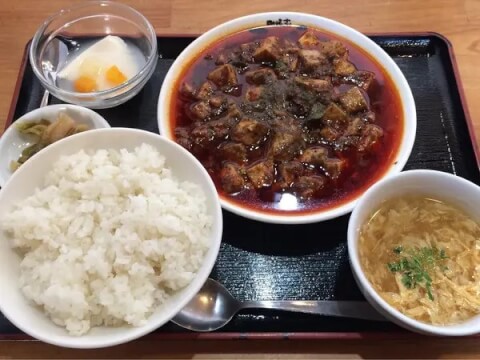 四川名菜 天心_定食ランチ（麻婆豆腐）_郡山ランチ