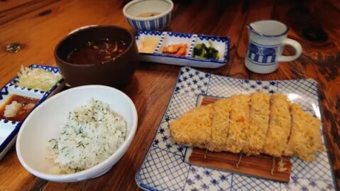 かつ吉 水道橋店_豚ロース定食_後楽園ランチ
