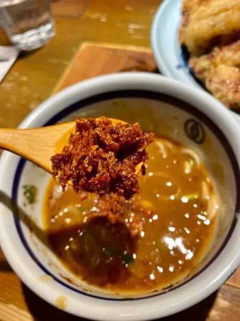 麺屋武蔵二天池袋店_フライド鬼オン_池袋つけ麺