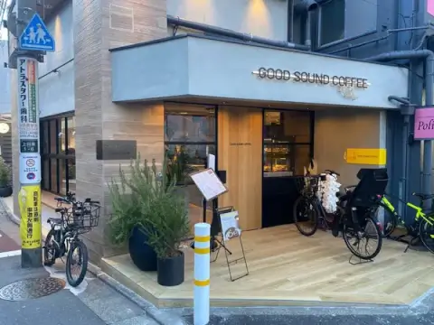 GOOD SOUND COFFEE_店舗外観_中目黒_夜カフェ