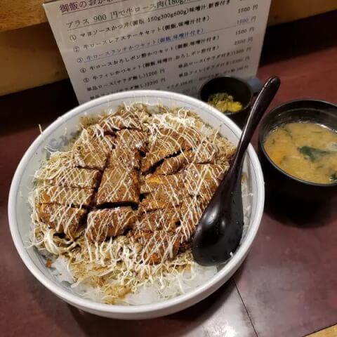 牛カツおか田_マヨソースかつ丼_東京牛カツ