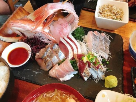 平塚漁港の食堂_刺身御膳_平塚ランチ_海鮮