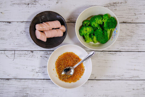調味料を混ぜた写真