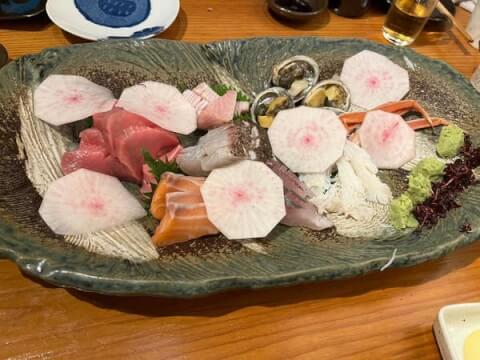 おやじダイニングはなれ_刺身_金山_個室_居酒屋