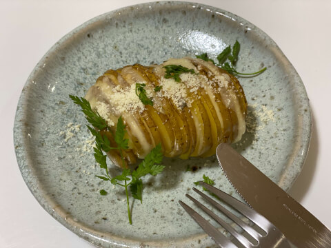 パーティー料理_ハッセルバックポテト