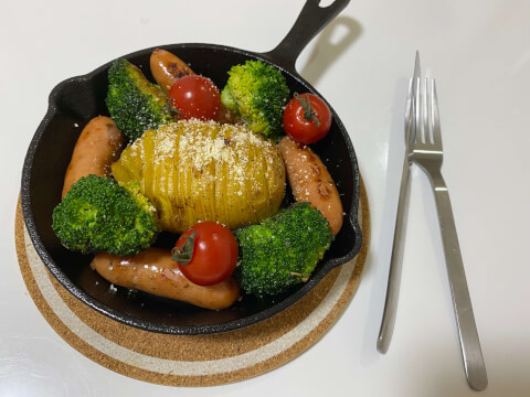 パーティー料理_ハッセルバックポテト