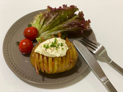 パーティー料理_ハッセルバックポテト