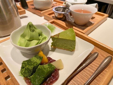 京はやしや 池袋 抹茶チーズケーキ