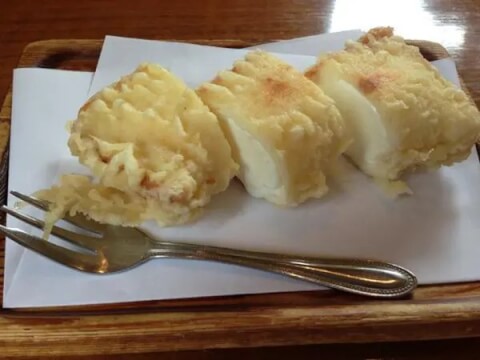 天ぷら佐久間_アイスの天ぷら_郡山ランチ