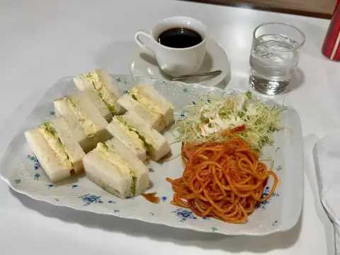 池袋_喫茶店_マーガレット_サンドイッチ_ナポリタン