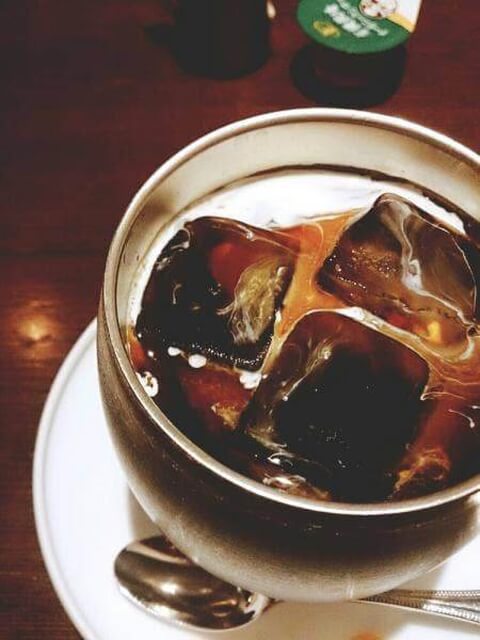 生きている珈琲_アイスコーヒー_京都喫茶店