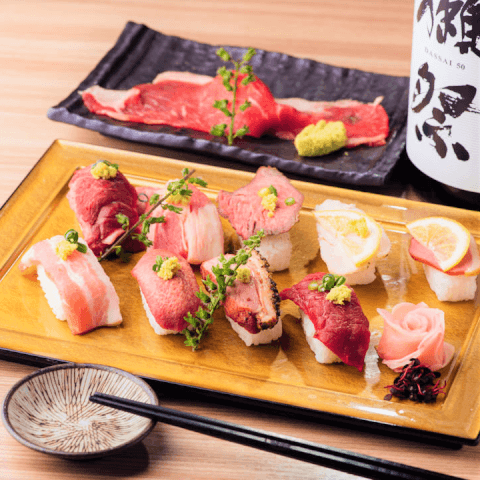 肉盛酒場 とろにく 上野店 東京 おすすめ 肉寿司