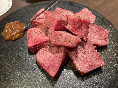 正泰苑 新橋店_厚切りタン_新橋焼肉