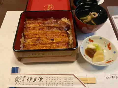 鰻割烹 伊豆栄_うな重_上野老舗_ランチ