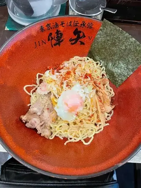 陣矢 東京油そば伝承館 上野の陣_油そば_上野ラーメン